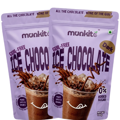 Munkito iced chocolate pack of 2 sweetened with monk fruit