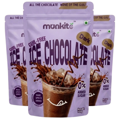 Munkito iced chocolate pack of 2 sweetened with monk fruit