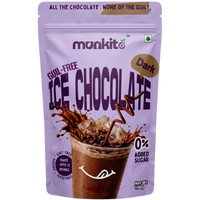 Munkito iced chocolate sweetened with monk fruit