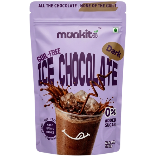 Munkito iced chocolate sweetened with monk fruit